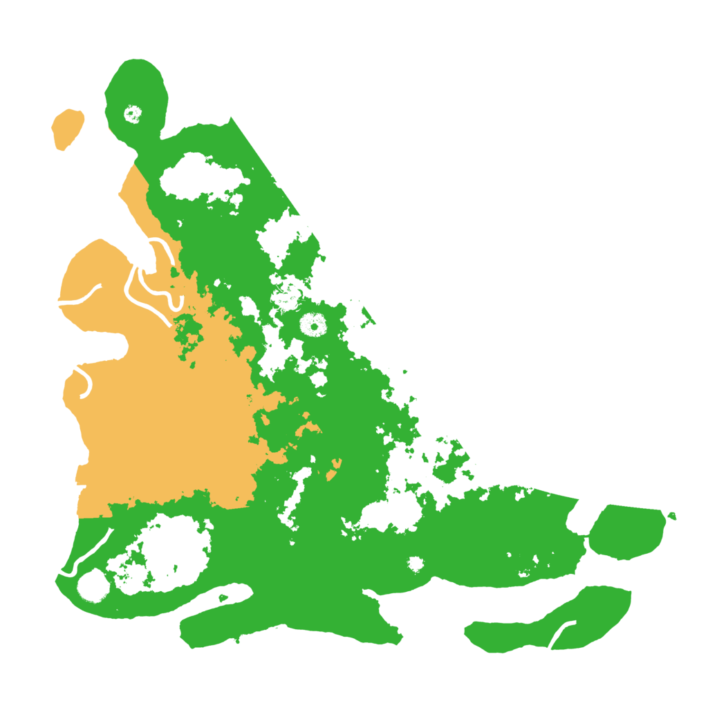 Biome Rust Map: Procedural Map, Size: 4100, Seed: 52380837