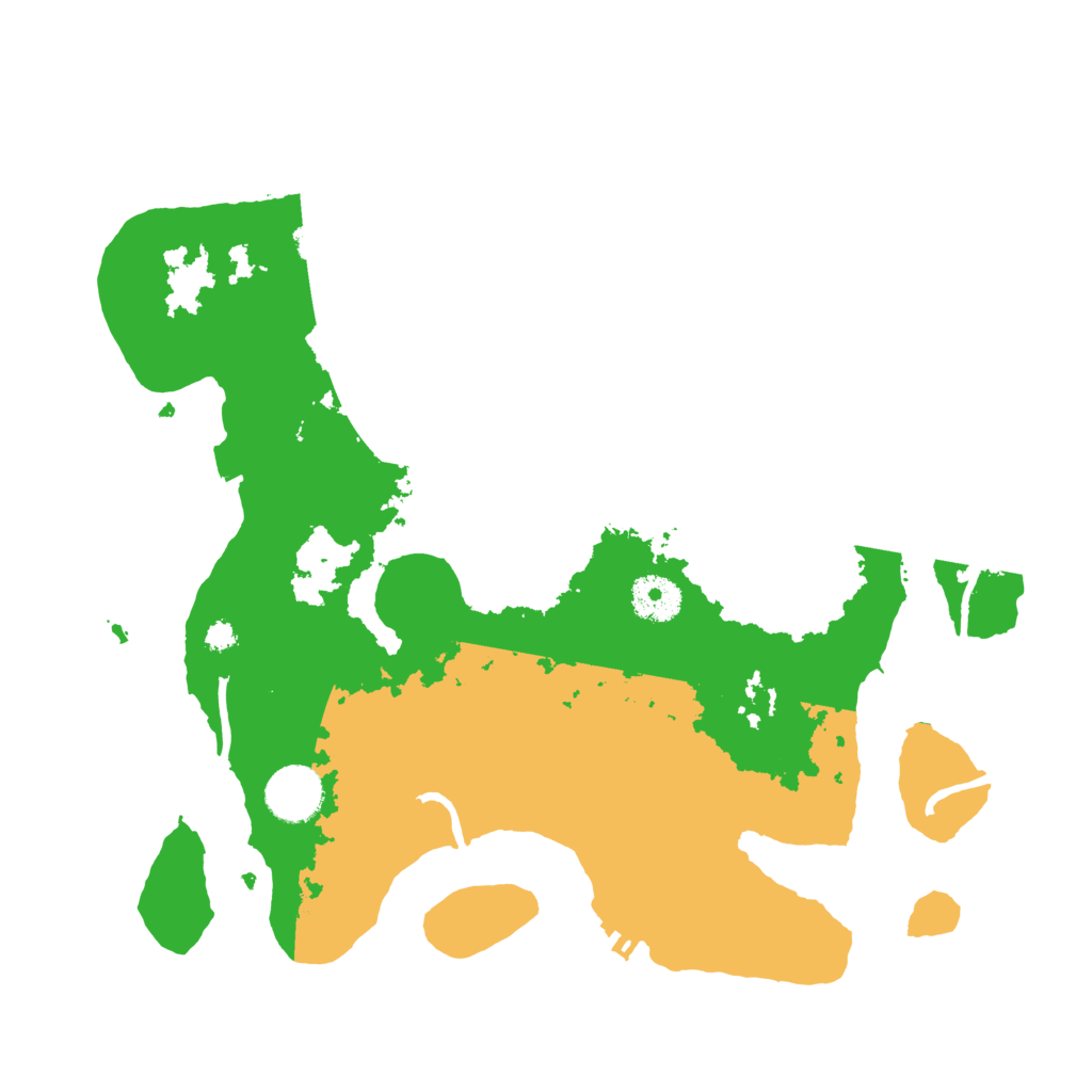 Biome Rust Map: Procedural Map, Size: 3400, Seed: 10136964