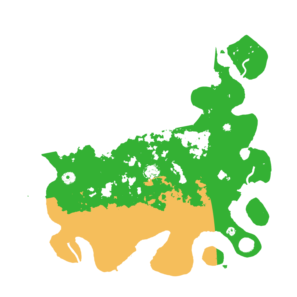 Biome Rust Map: Procedural Map, Size: 3500, Seed: 51971866