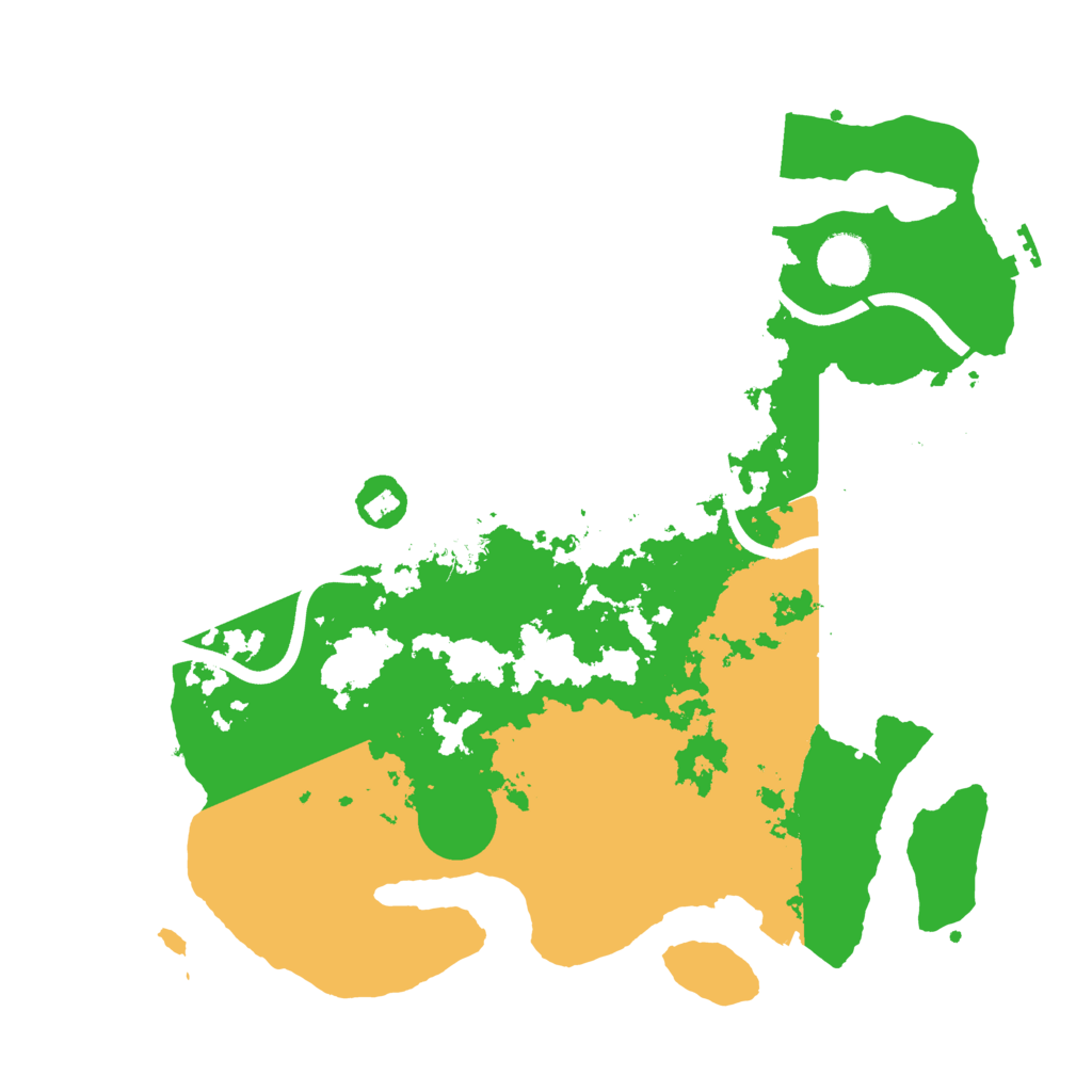 Biome Rust Map: Procedural Map, Size: 3700, Seed: 85575220