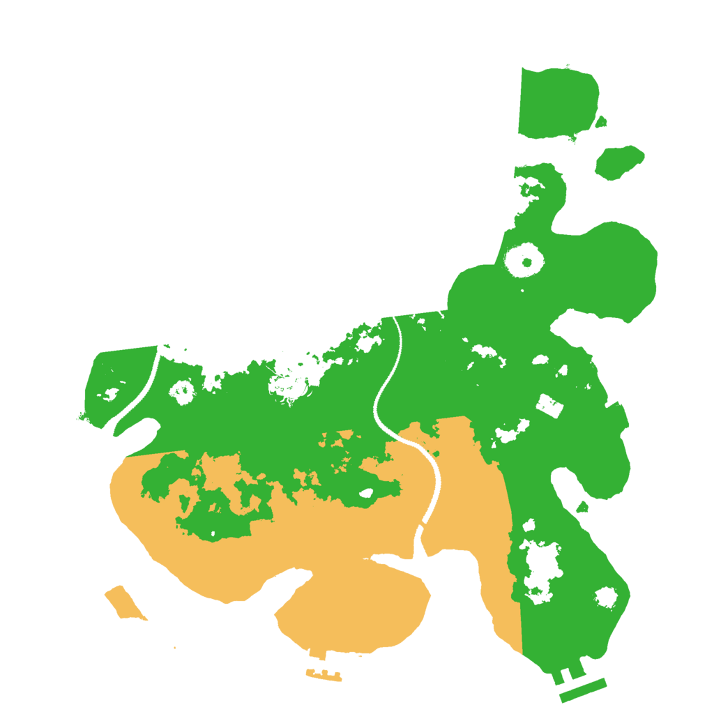 Biome Rust Map: Procedural Map, Size: 3000, Seed: 24338