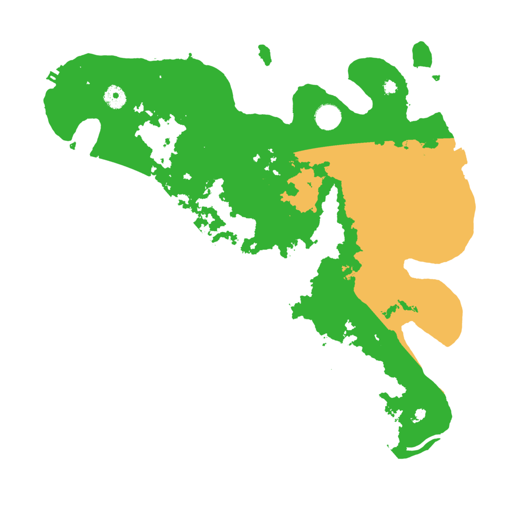 Biome Rust Map: Procedural Map, Size: 3500, Seed: 8524472