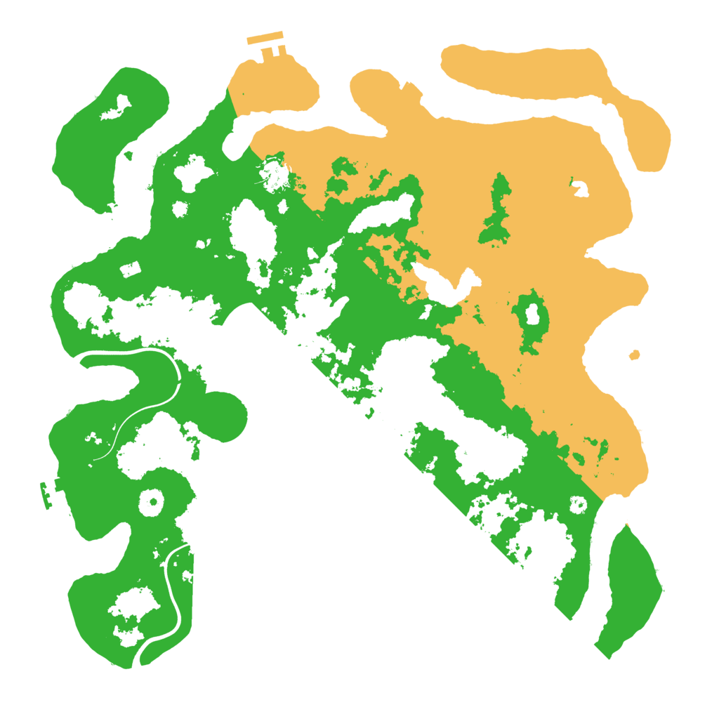 Biome Rust Map: Procedural Map, Size: 4000, Seed: 674138916
