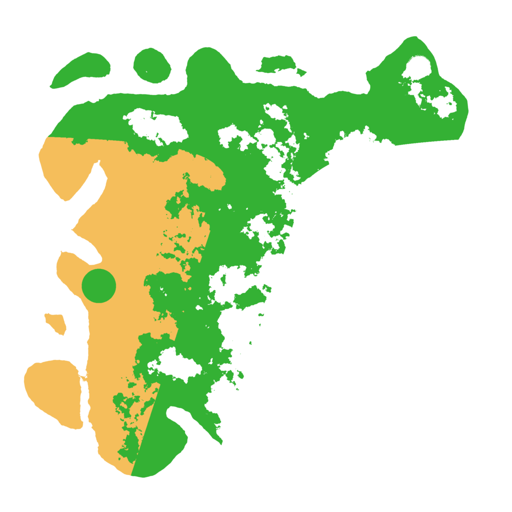 Biome Rust Map: Barren, Size: 3950, Seed: 11508432