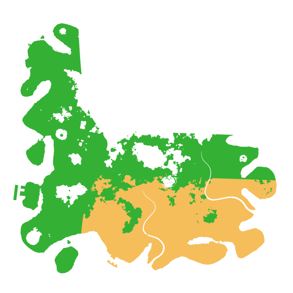 Biome Rust Map: Procedural Map, Size: 3900, Seed: 68345186