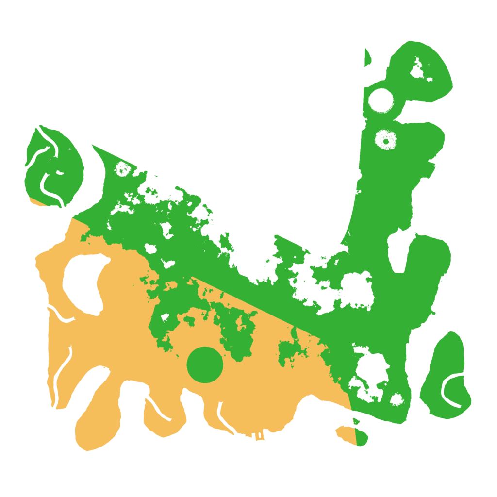 Biome Rust Map: Procedural Map, Size: 3600, Seed: 7703501