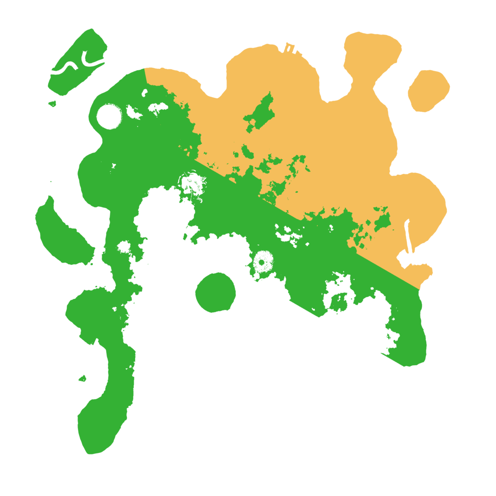 Biome Rust Map: Procedural Map, Size: 3500, Seed: 20854188