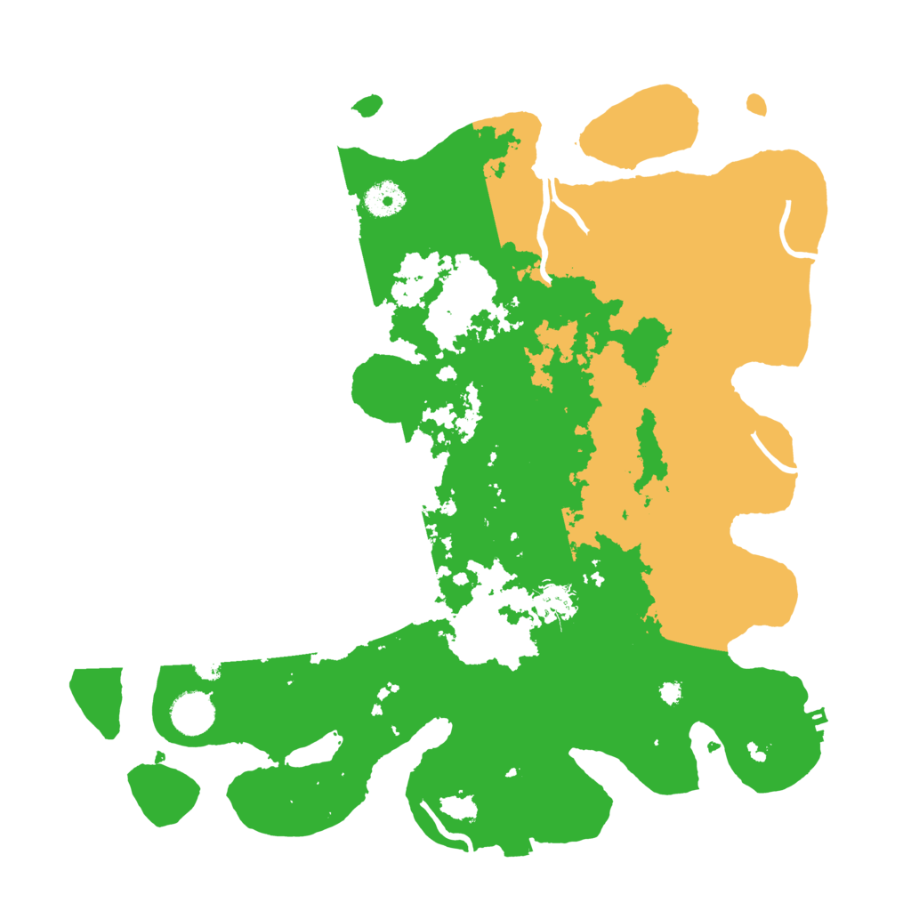 Biome Rust Map: Procedural Map, Size: 3700, Seed: 50613809