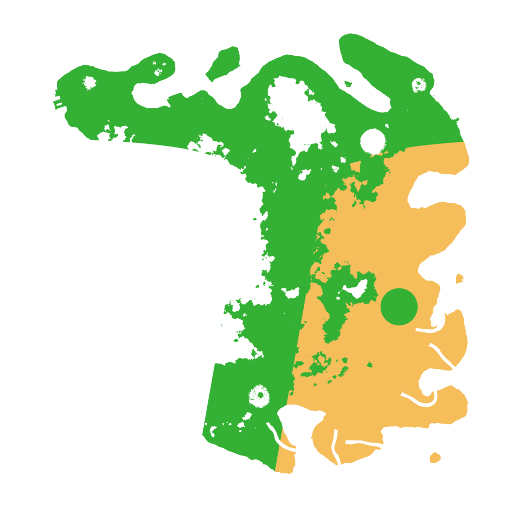 Biome Rust Map: Procedural Map, Size: 3700, Seed: 34616787