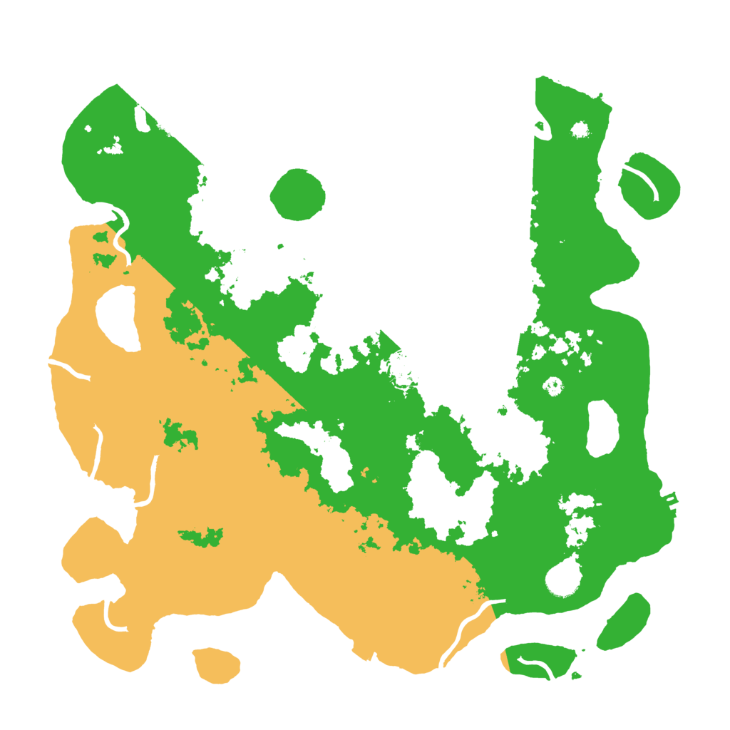 Biome Rust Map: Procedural Map, Size: 3950, Seed: 42970146