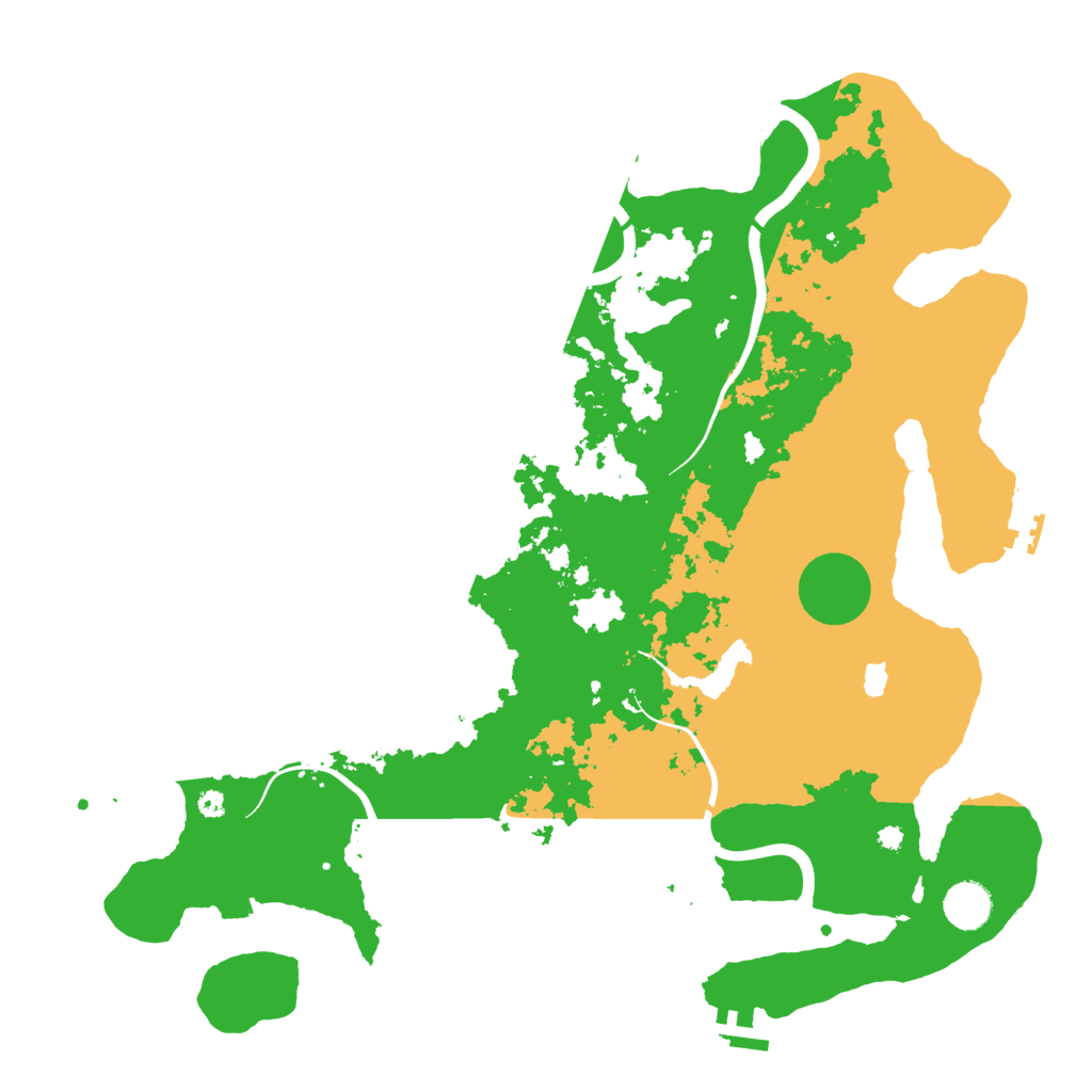 Biome Rust Map: Procedural Map, Size: 4000, Seed: 60213628