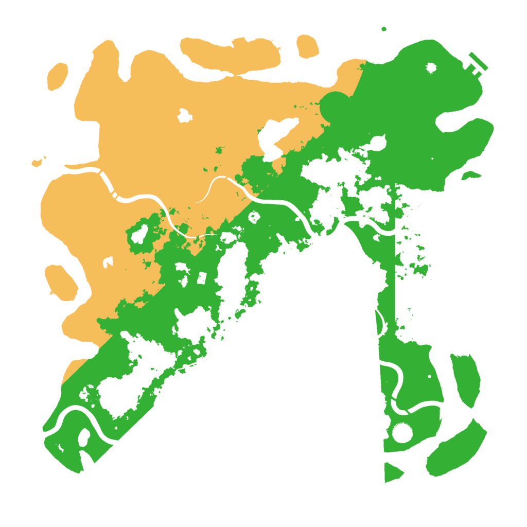Biome Rust Map: Procedural Map, Size: 4600, Seed: 1305683658