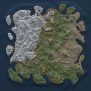 Thumbnail Rust Map: Procedural Map, Size: 4500, Seed: 1832954, 19 Monuments