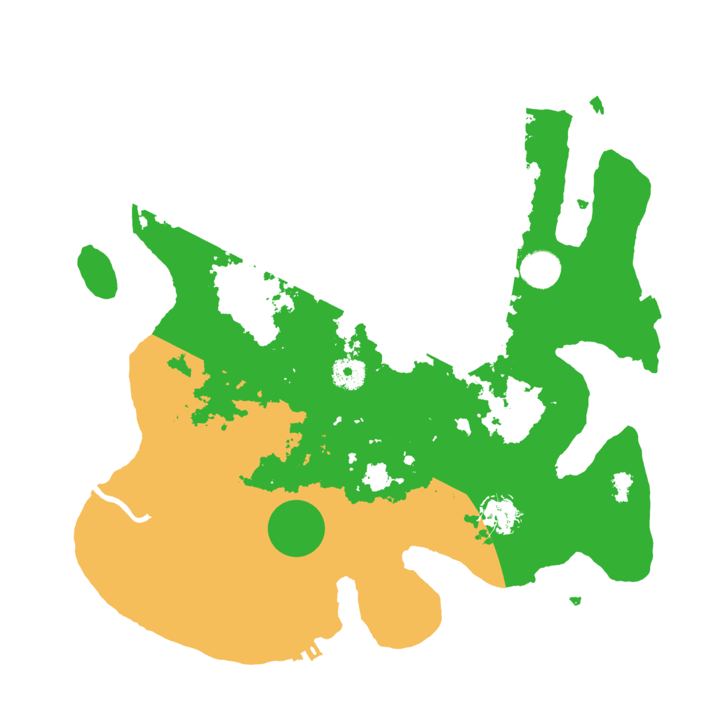 Biome Rust Map: Procedural Map, Size: 3333, Seed: 63476