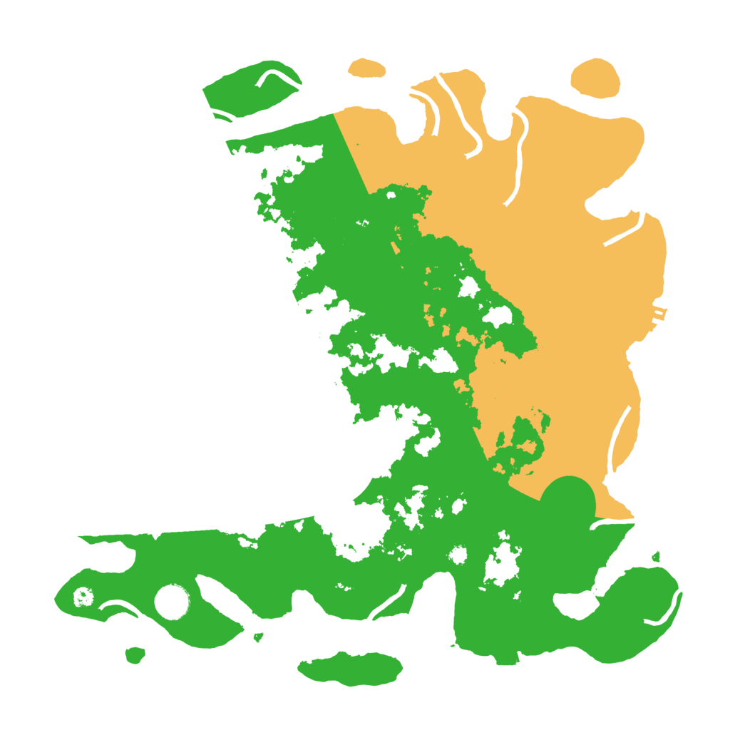 Biome Rust Map: Procedural Map, Size: 3700, Seed: 1214365192
