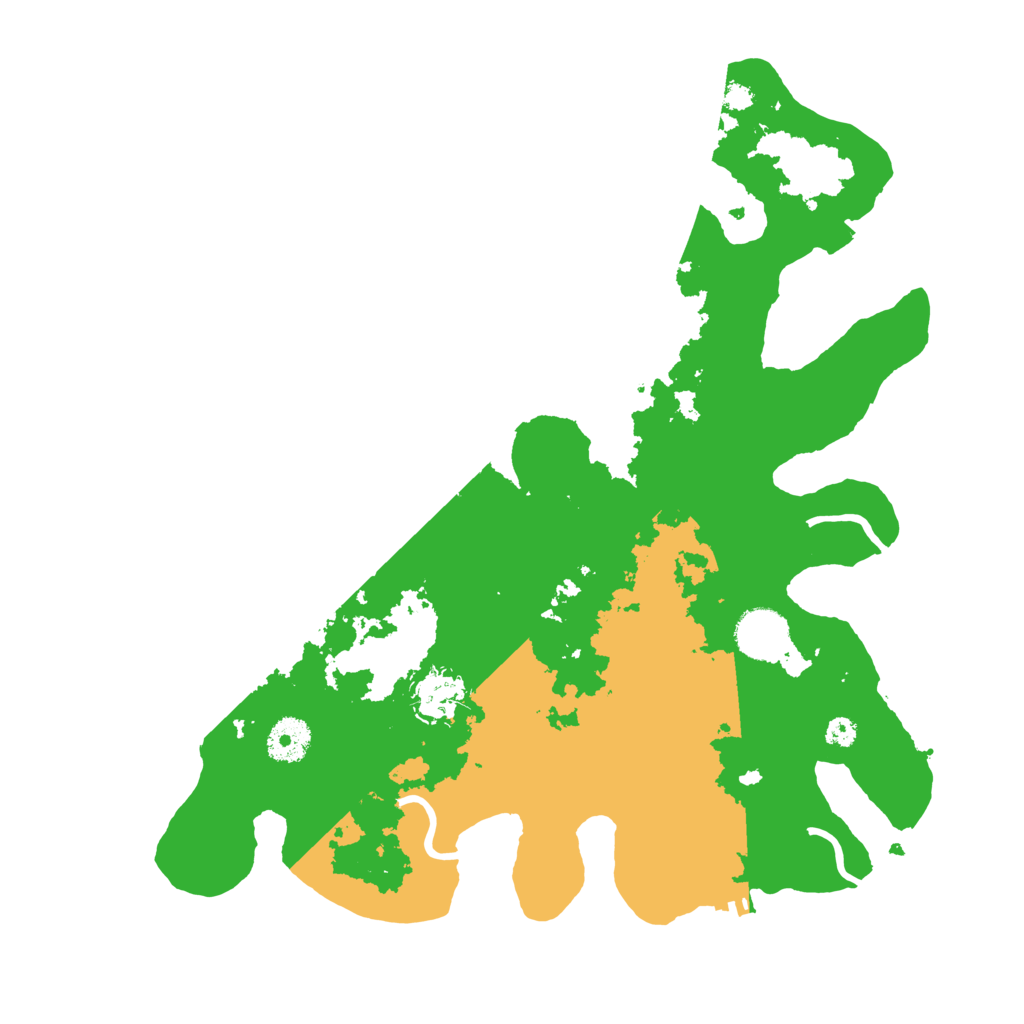 Biome Rust Map: Procedural Map, Size: 3500, Seed: 981585