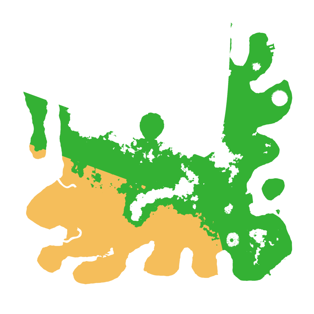 Biome Rust Map: Procedural Map, Size: 3500, Seed: 2024451168