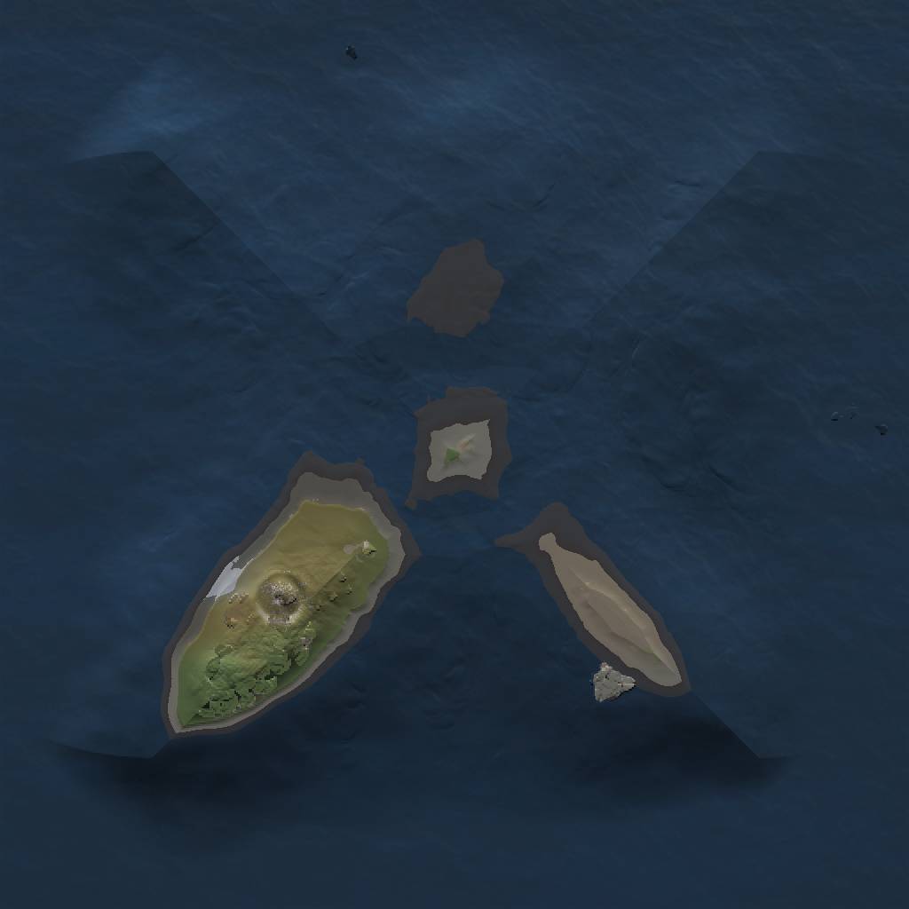 Rust Map: Procedural Map, Size: 1200, Seed: 683211456, 3 Monuments