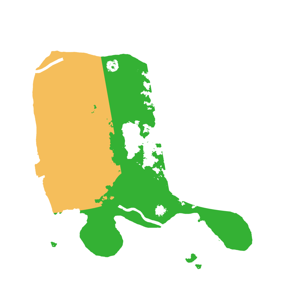 Biome Rust Map: Procedural Map, Size: 2500, Seed: 2008444175