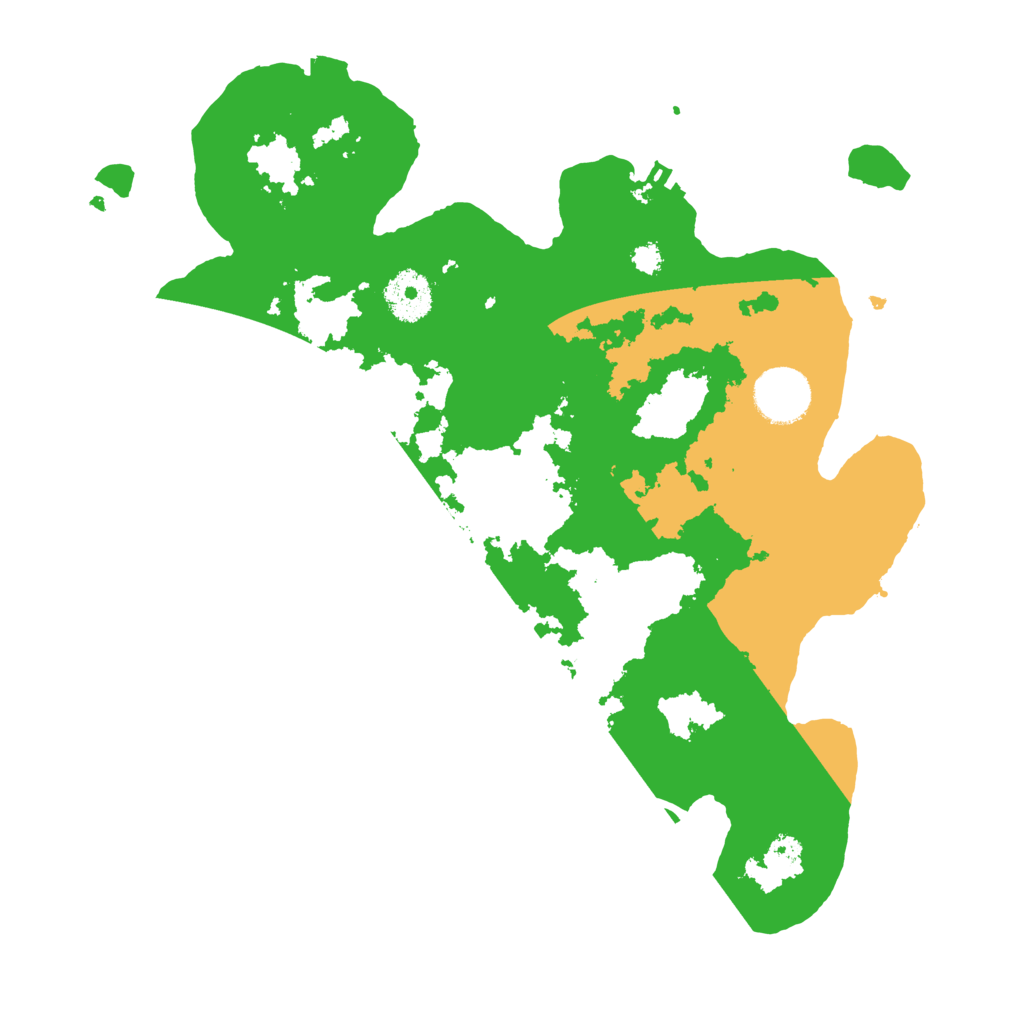 Biome Rust Map: Procedural Map, Size: 3200, Seed: 6969