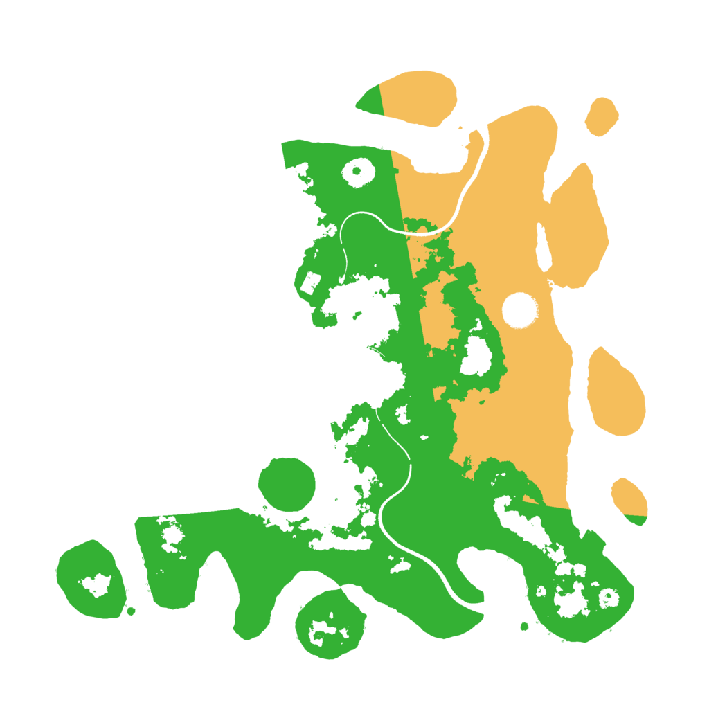 Biome Rust Map: Procedural Map, Size: 3500, Seed: 111560594