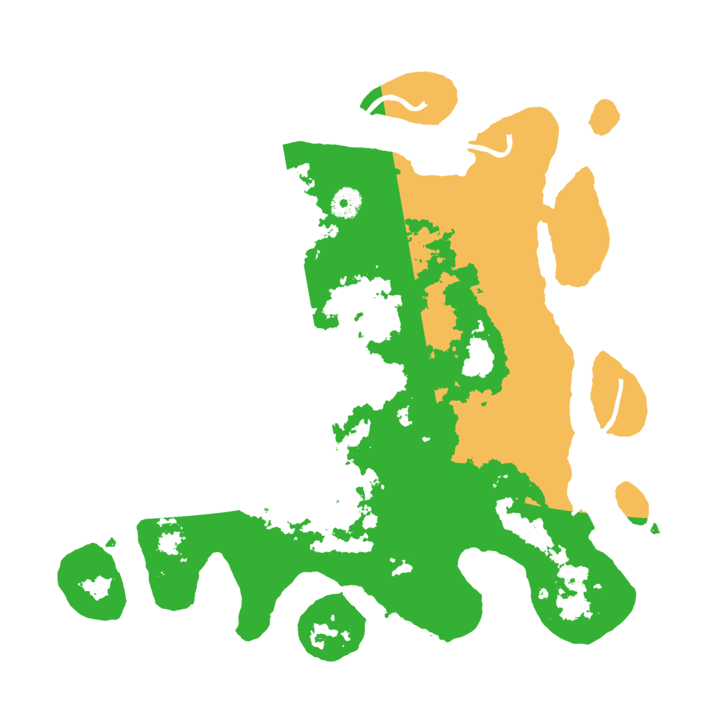 Biome Rust Map: Procedural Map, Size: 3500, Seed: 111560594