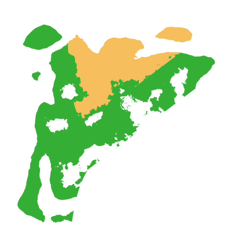 Biome Rust Map: Barren, Size: 3100, Seed: 3100