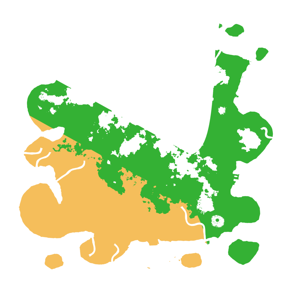 Biome Rust Map: Procedural Map, Size: 3500, Seed: 92234820