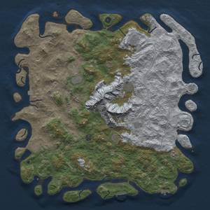 Thumbnail Rust Map: Procedural Map, Size: 5500, Seed: 822009200, 19 Monuments