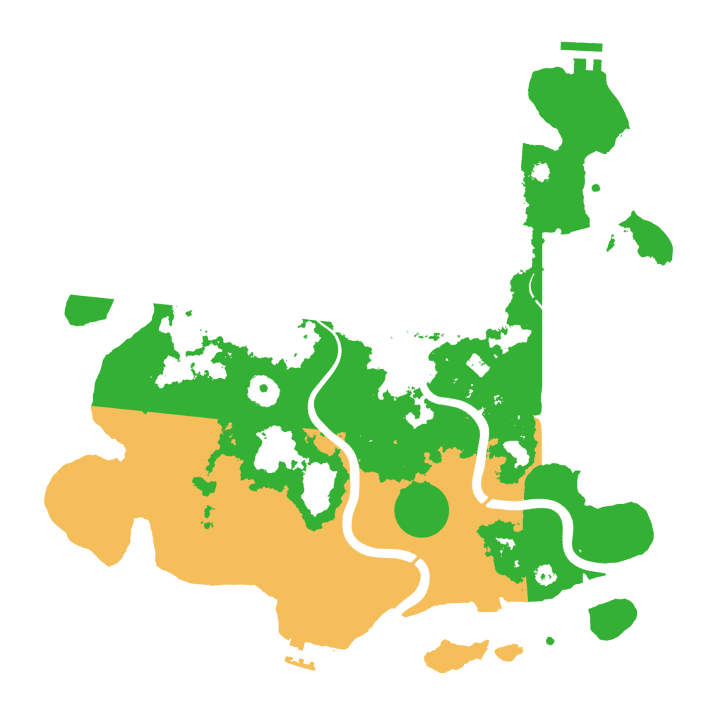 Biome Rust Map: Procedural Map, Size: 3500, Seed: 1936845206