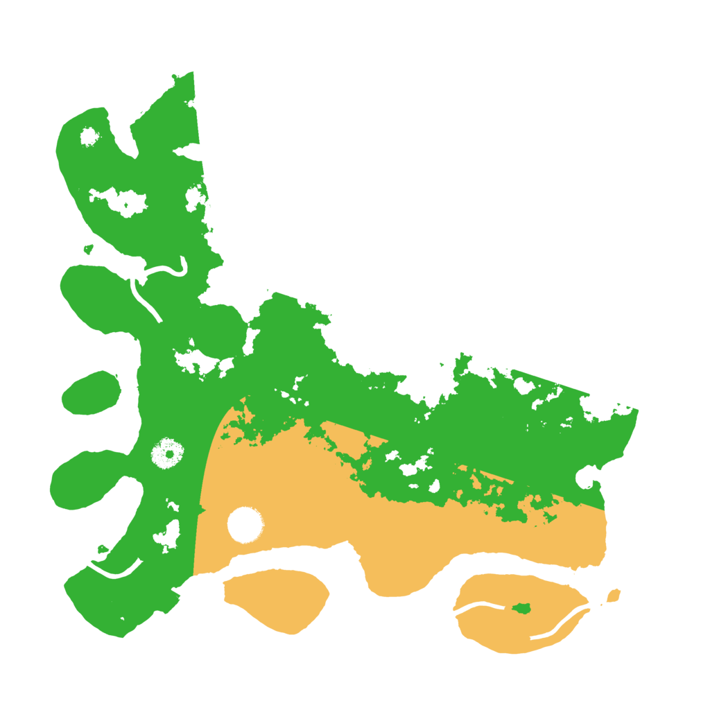 Biome Rust Map: Procedural Map, Size: 3500, Seed: 441357147