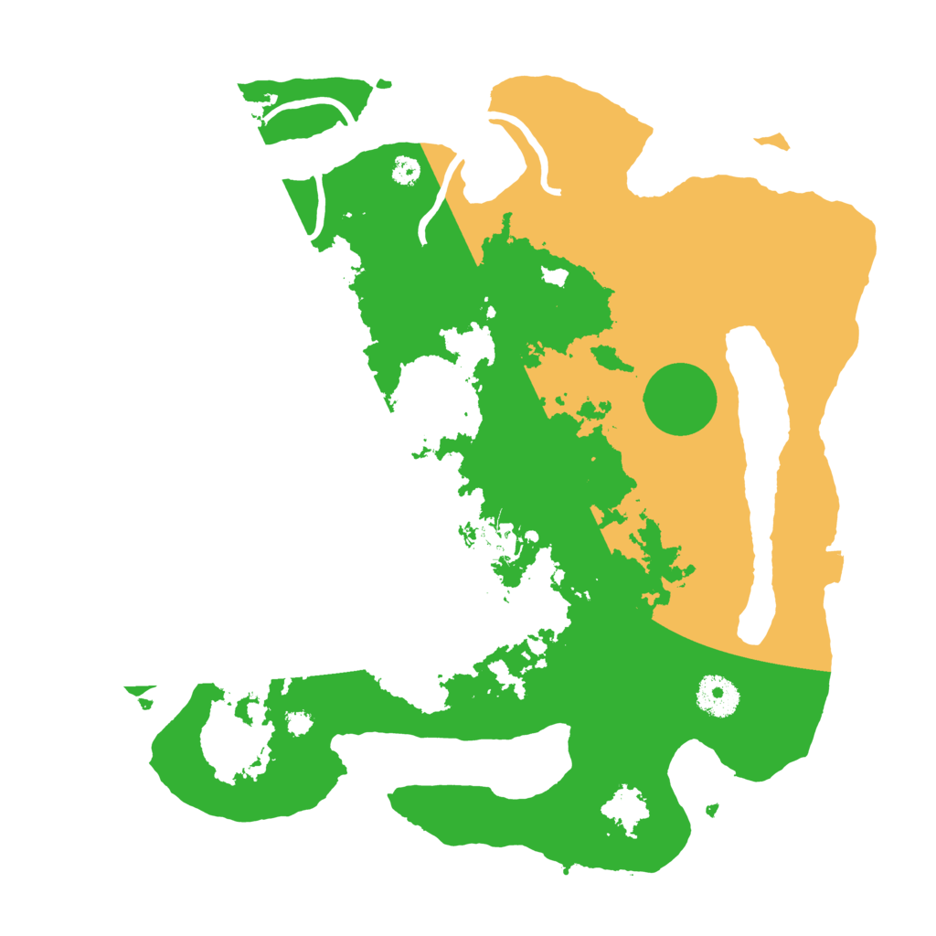 Biome Rust Map: Procedural Map, Size: 3400, Seed: 6169