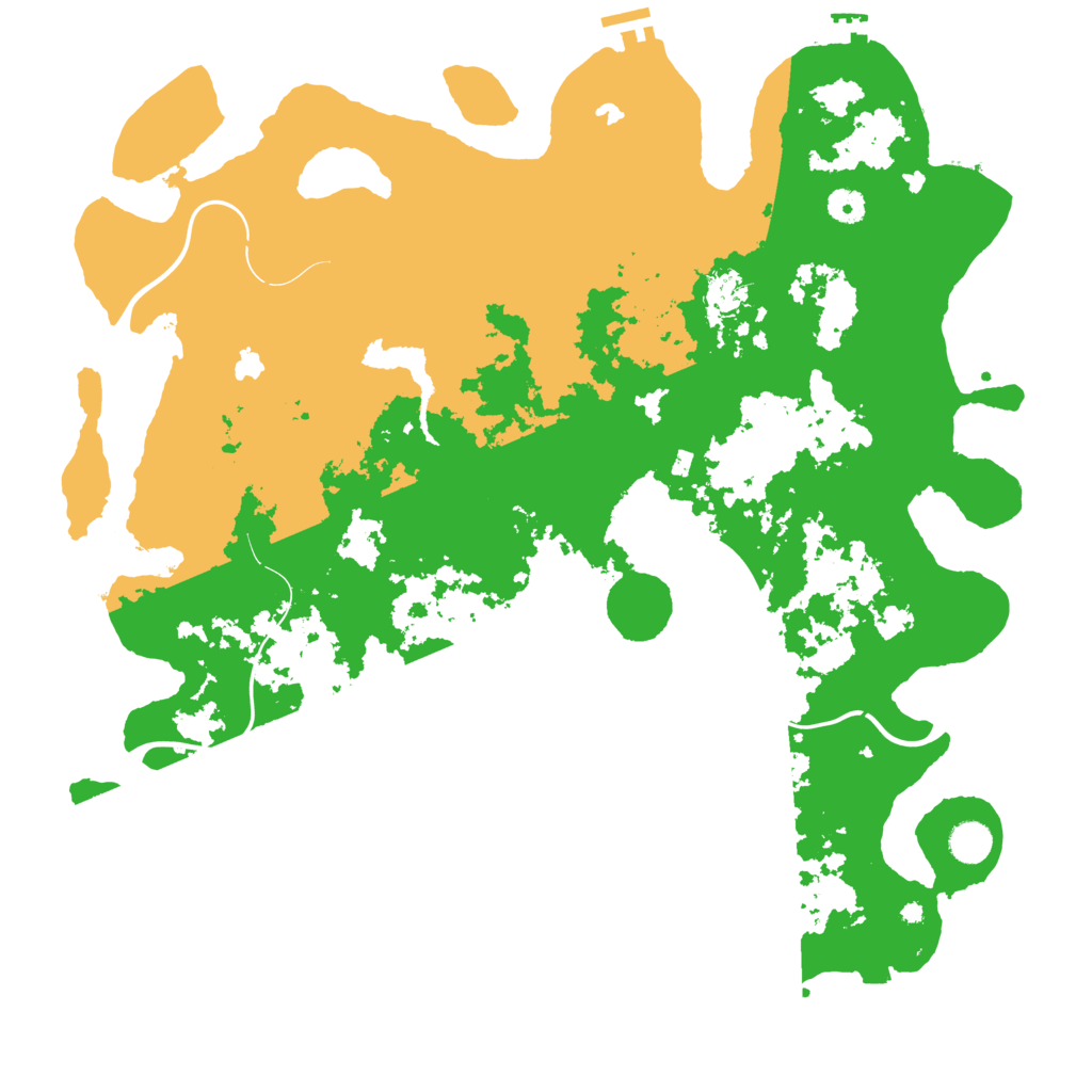 Biome Rust Map: Procedural Map, Size: 4500, Seed: 1428259038