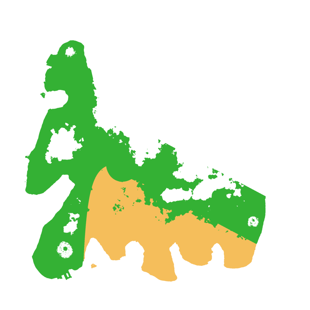 Biome Rust Map: Procedural Map, Size: 3000, Seed: 95452