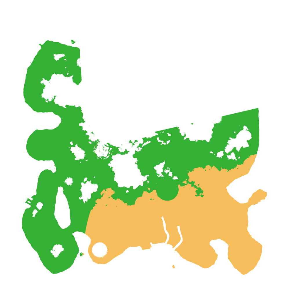 Biome Rust Map: Procedural Map, Size: 3500, Seed: 1509818349