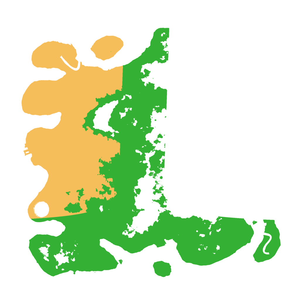 Biome Rust Map: Procedural Map, Size: 3500, Seed: 11037