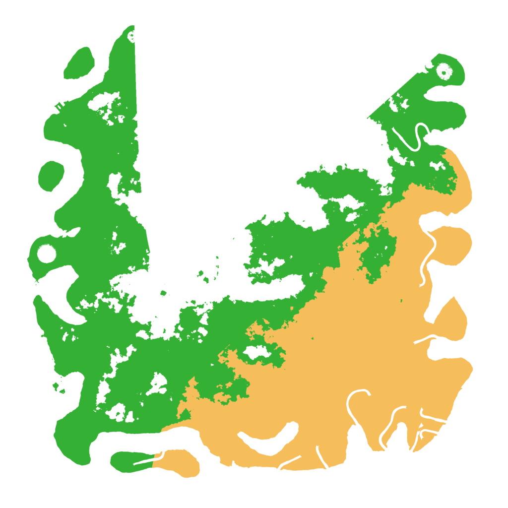 Biome Rust Map: Procedural Map, Size: 4800, Seed: 33455891