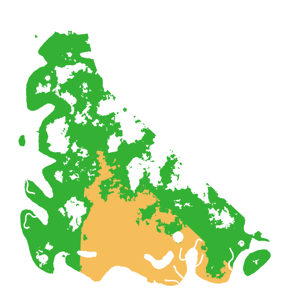 Biome Rust Map: Procedural Map, Size: 5000, Seed: 88100523