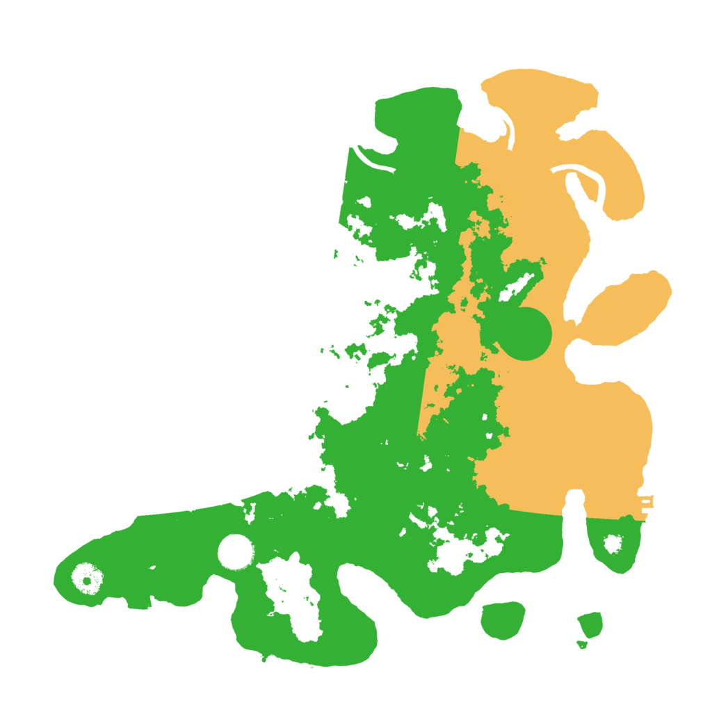 Biome Rust Map: Procedural Map, Size: 3500, Seed: 1252796405