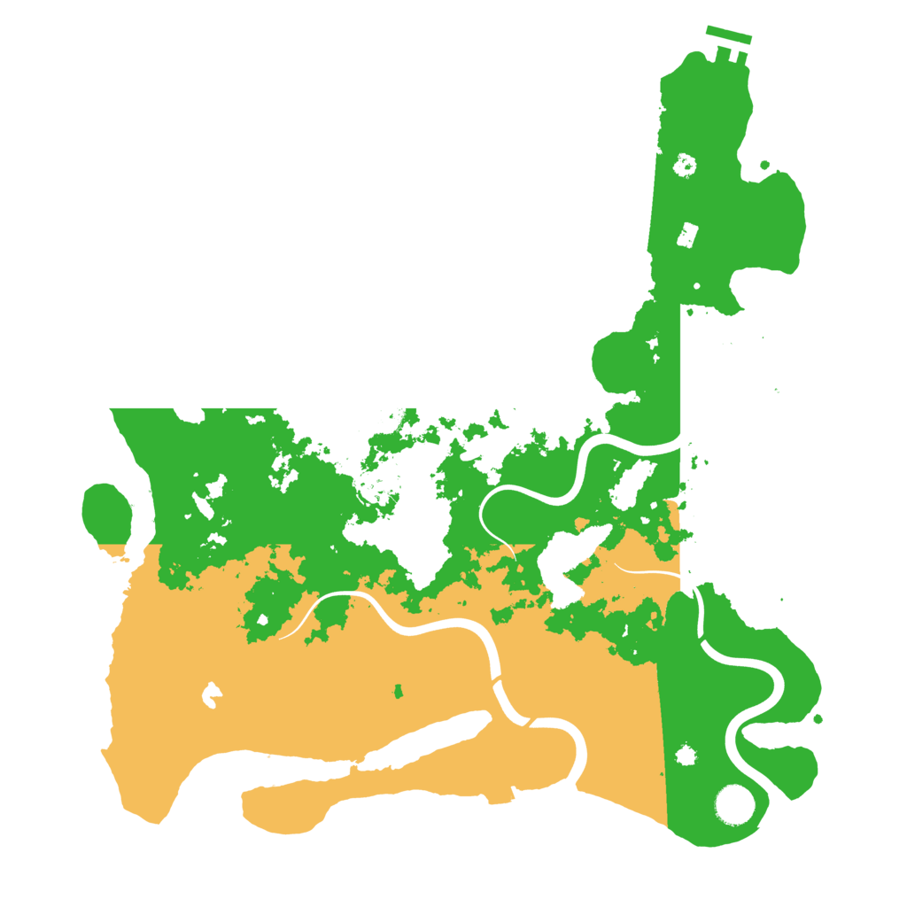 Biome Rust Map: Procedural Map, Size: 4000, Seed: 1672396650