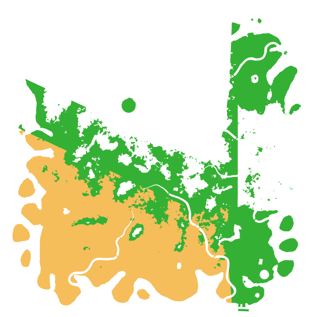 Biome Rust Map: Procedural Map, Size: 6000, Seed: 700891840