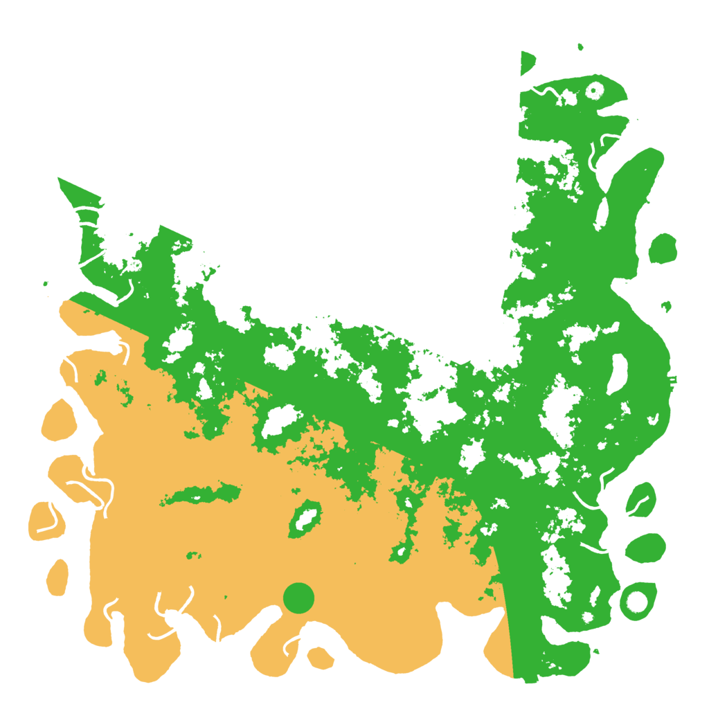 Biome Rust Map: Procedural Map, Size: 6000, Seed: 700891840