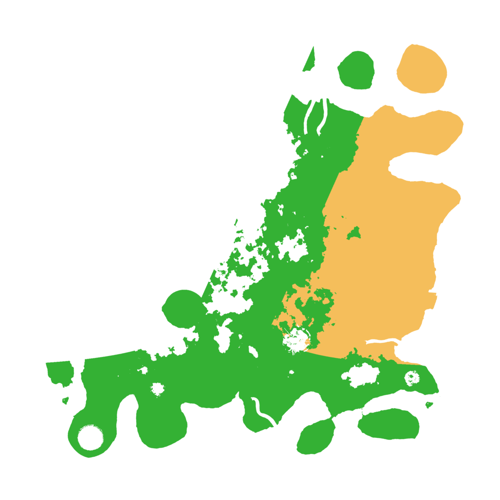 Biome Rust Map: Procedural Map, Size: 3500, Seed: 10052023