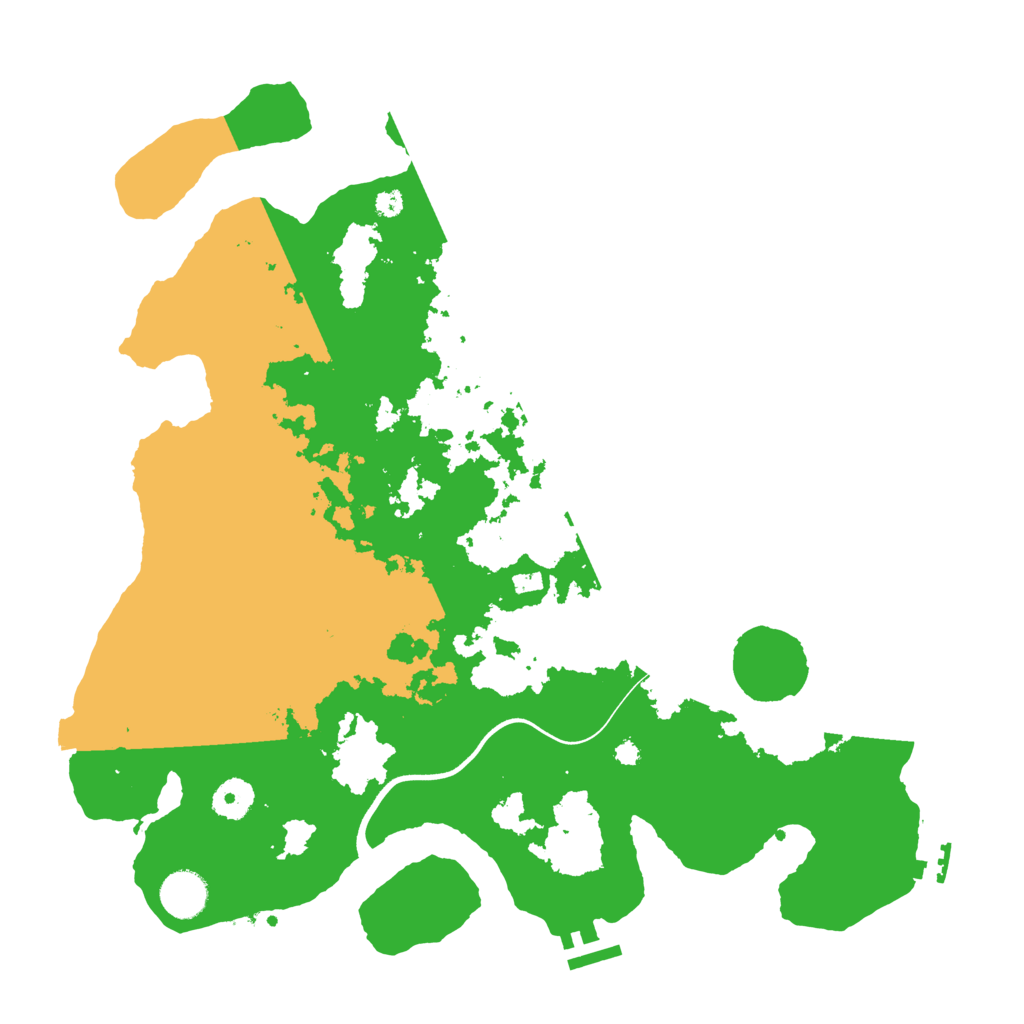 Biome Rust Map: Procedural Map, Size: 3800, Seed: 25867013