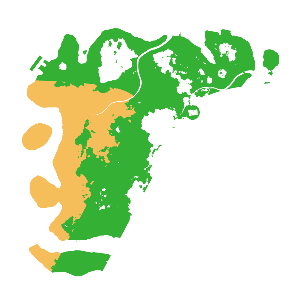 Biome Rust Map: Procedural Map, Size: 3500, Seed: 1539714441