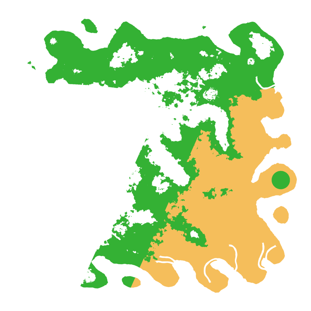 Biome Rust Map: Procedural Map, Size: 4500, Seed: 770969365