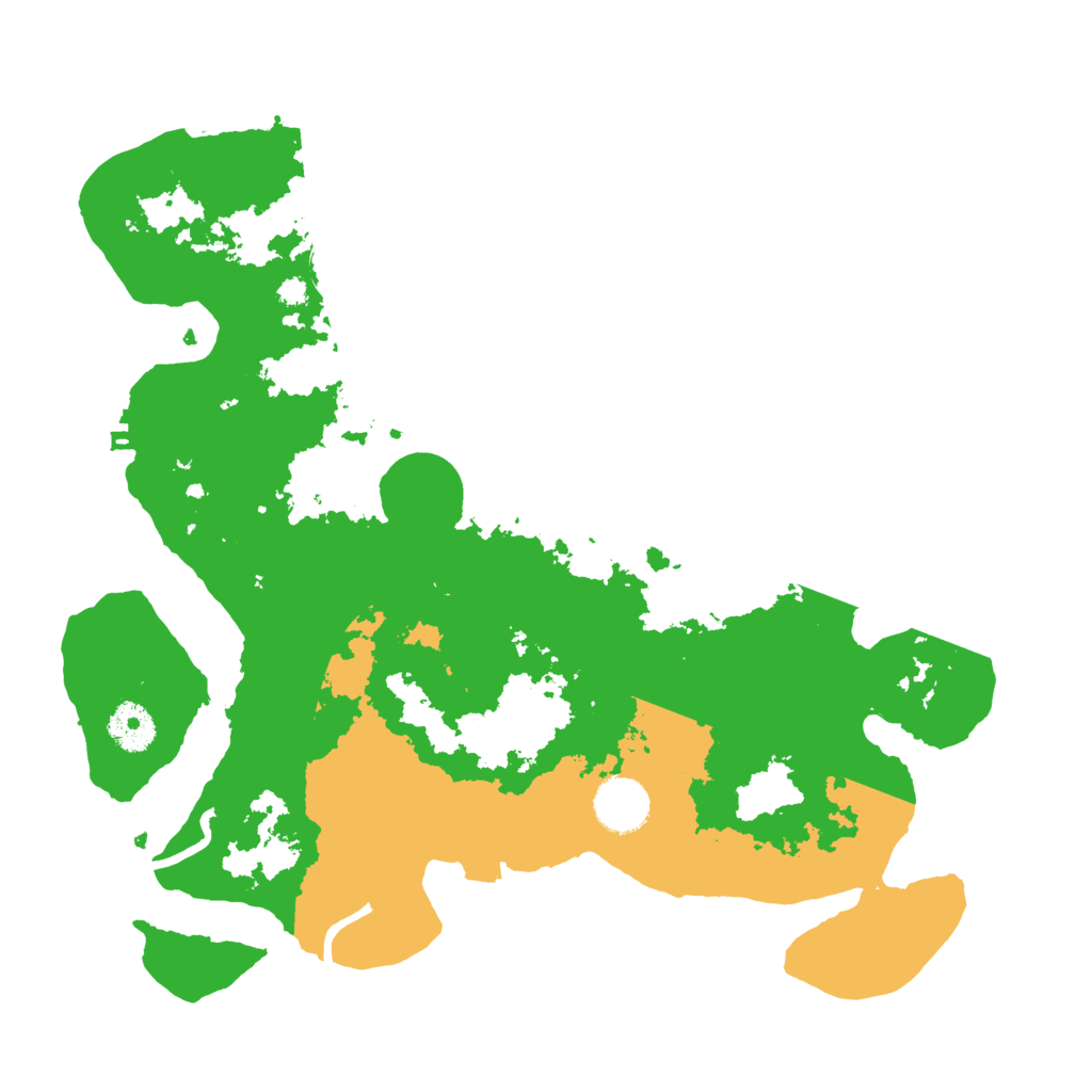Biome Rust Map: Procedural Map, Size: 3500, Seed: 999044702