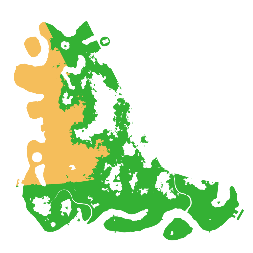 Biome Rust Map: Procedural Map, Size: 4400, Seed: 836448062