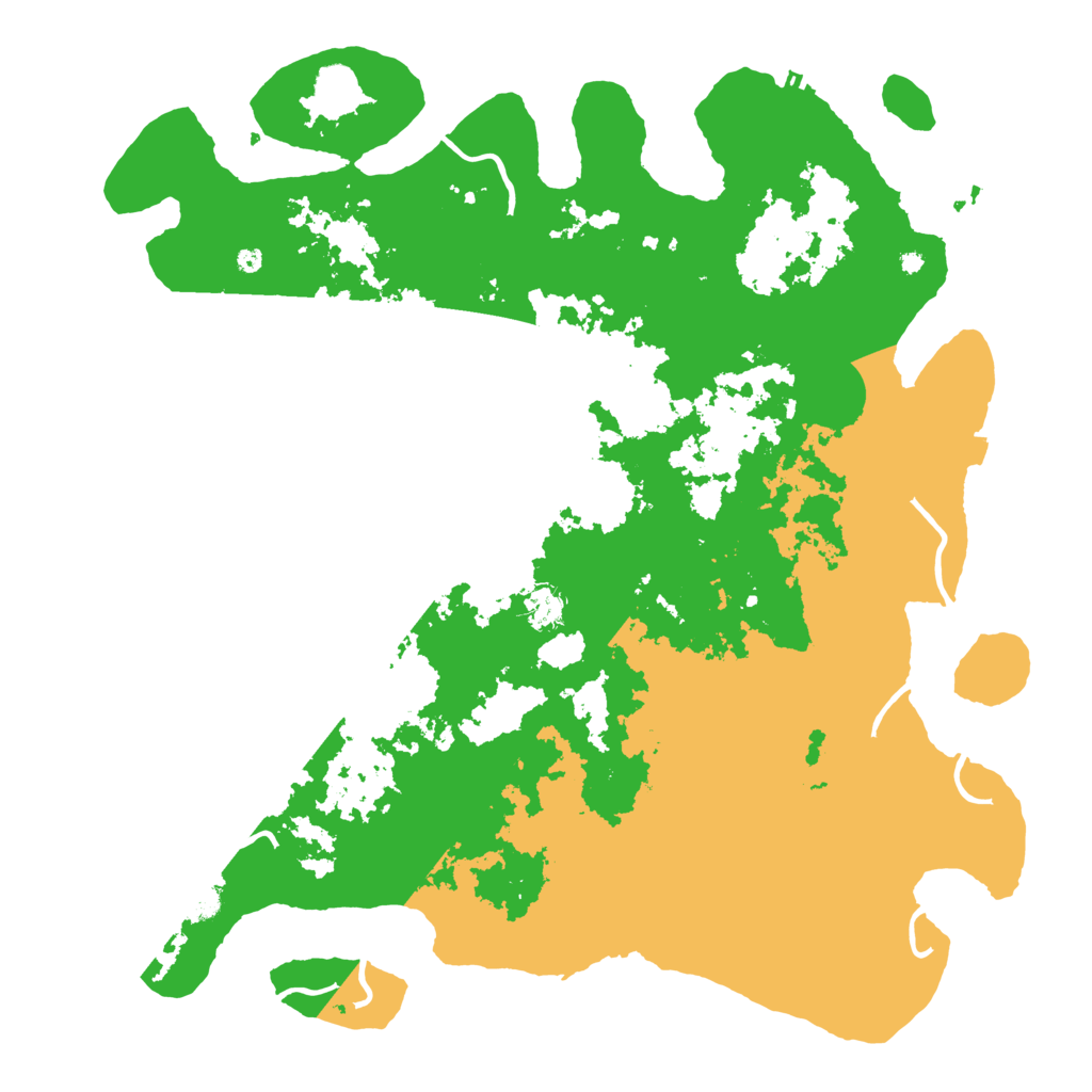 Biome Rust Map: Procedural Map, Size: 4500, Seed: 277513829