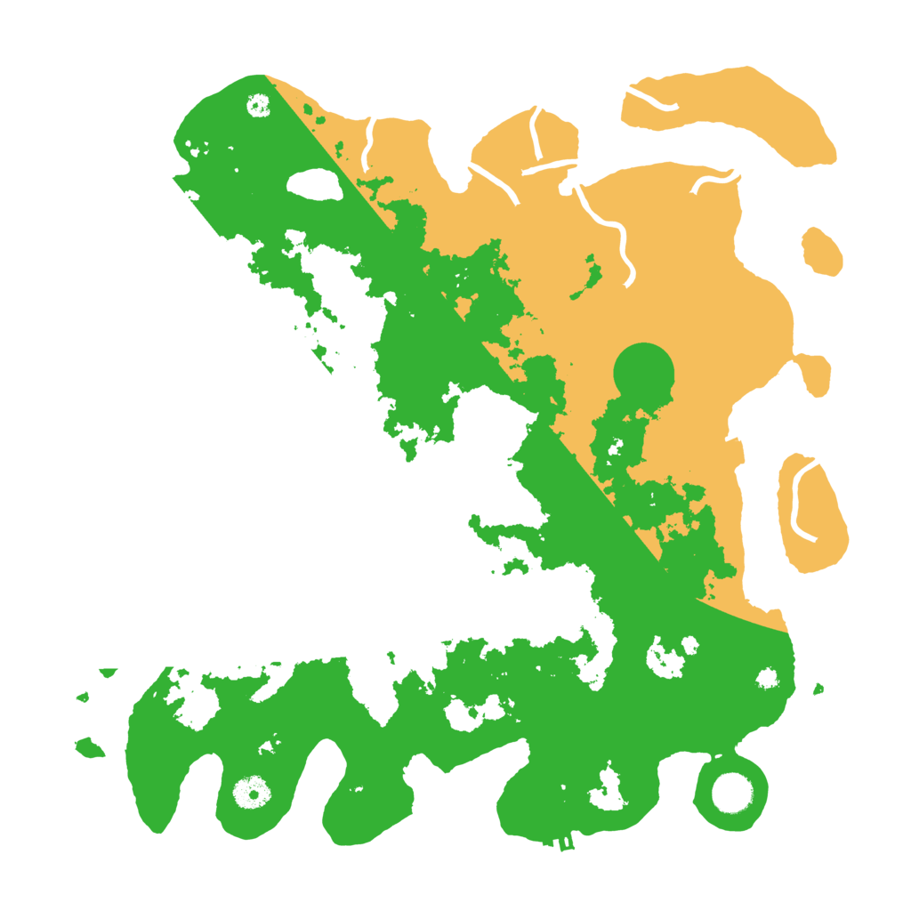 Biome Rust Map: Procedural Map, Size: 3950, Seed: 48541
